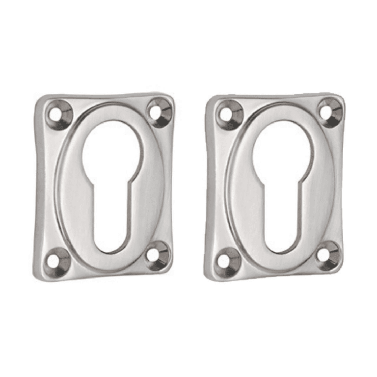 Cilinderrozet Ton met rechthoekig rozet nikkel mat