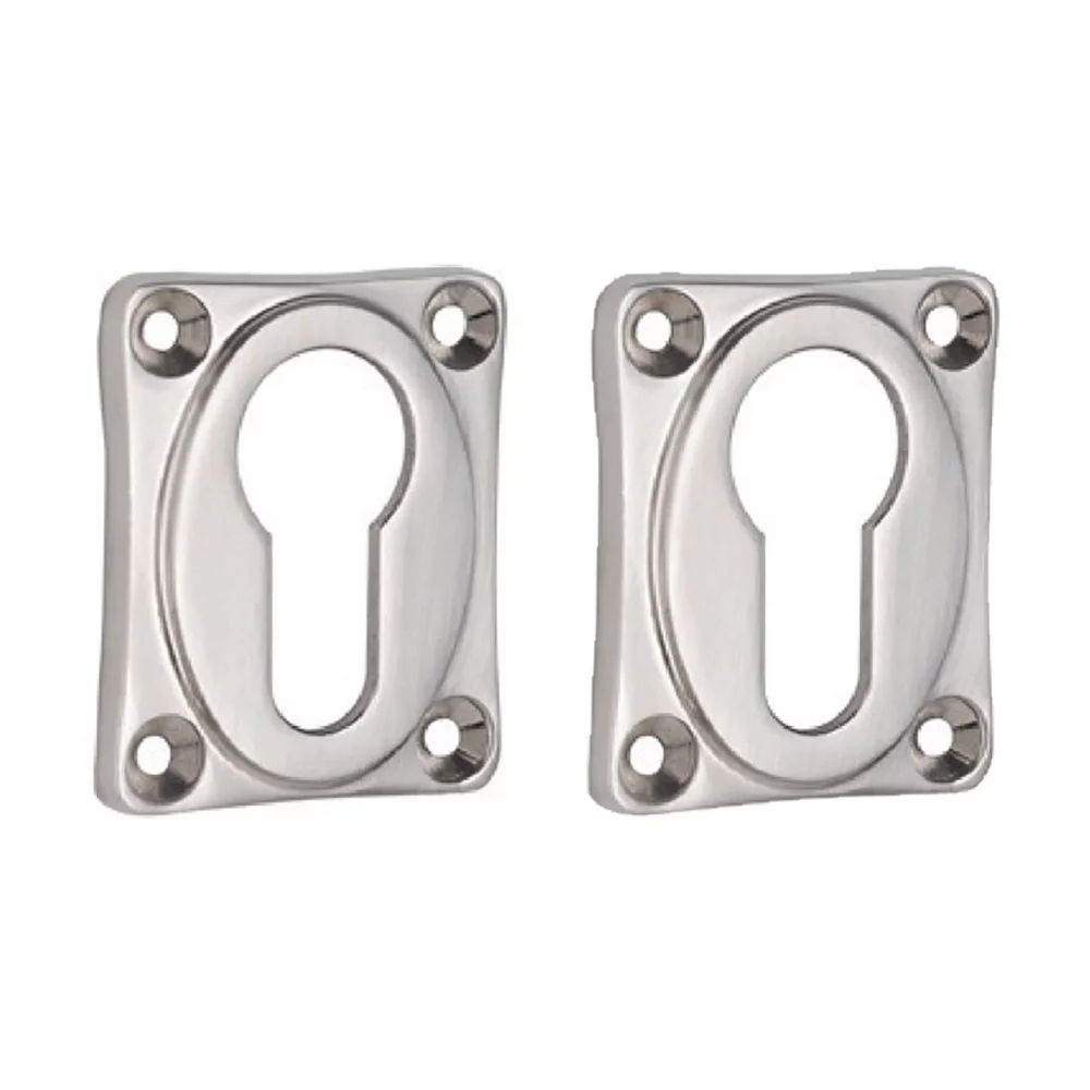 Cilinderrozet Ton met rechthoekig rozet nikkel mat