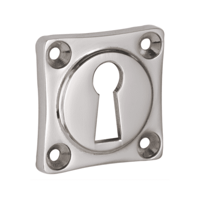 Sleutelrozet Ton met vierkant rozet nikkel glans