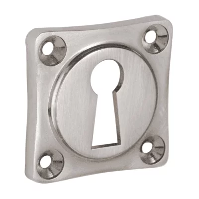 Sleutelrozet Ton met vierkant rozet nikkel mat