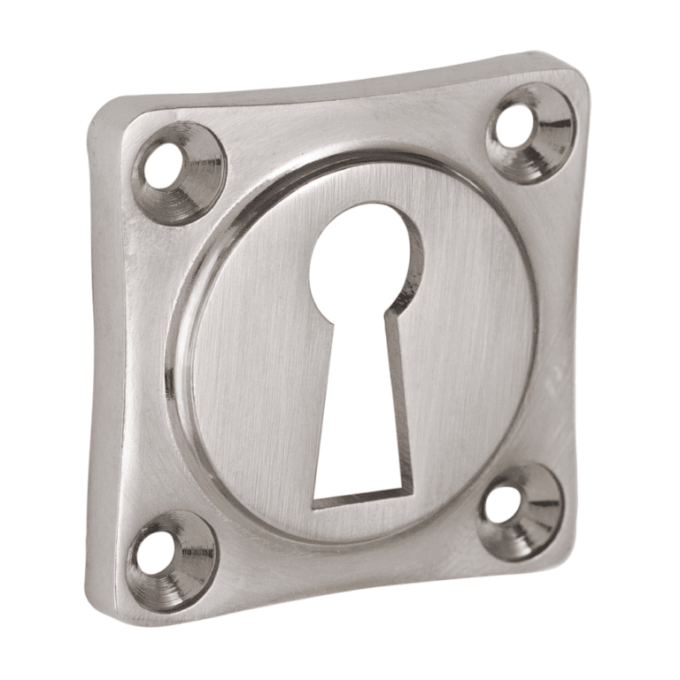 Sleutelrozet Ton met vierkant rozet nikkel mat