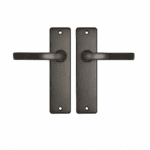 Deurkrukken | Edge Kruk Blok | Gun Metal | Antraciet grijs