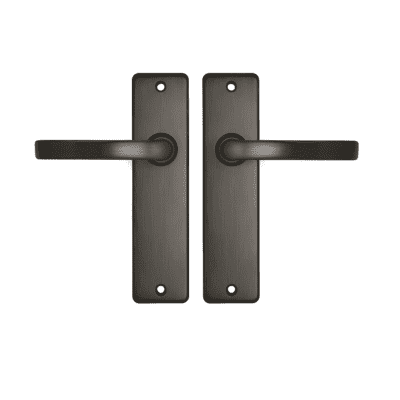 Deurkrukken | Edge Kruk Blok | Gun Metal | Antraciet grijs