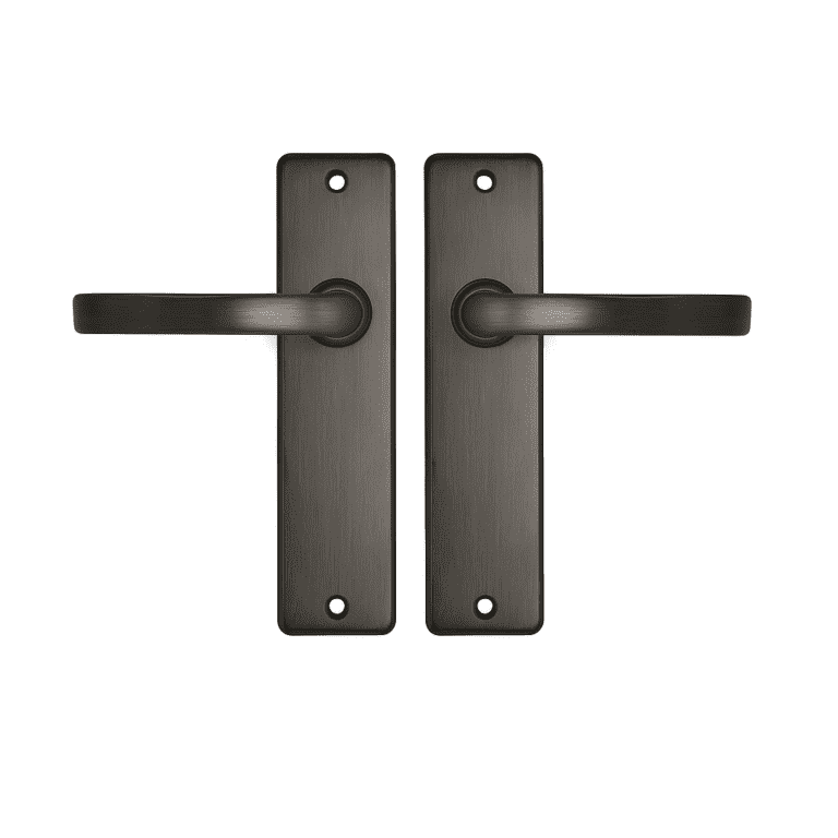 Deurkrukken | Edge Kruk Blok | Gun Metal | Antraciet grijs