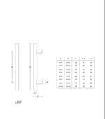 Formani | LBT321000PS | Deurgreep | mat zwart