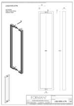 Formani | LSQ1055 PA | Set grepen | mat roestvast staal