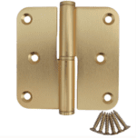 Sterk | Paumelle | 80x80x2.5mm | Mat goud