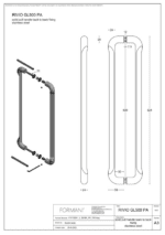 Formani | GL500 PA | Set grepen | PVD mat zwart