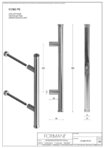 Formani | EV365ZL PS | Deurgreep | mat zwart