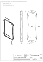 Formani | ZH400 PA | Deurgreep | PVD mat goud