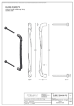 Formani | ZH400 PS | Deurgreep | mat roestvast staal