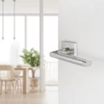 Differnz | Den haag deurkruk | vierkant rozet | chroom