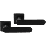 Differnz | Eindhoven deurkruk | vierkant rozet | zwart