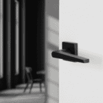 Differnz | Rotterdam deurkruk | vierkant rozet | zwart