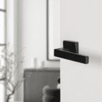 Differnz | Tilburg deurkruk | vierkant rozet | zwart