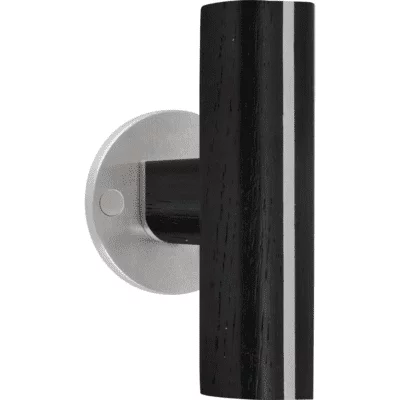 Formani | Deurkruk | Piet Boon | PBT22/50 | mat roestvast staal/ eikenhout zwart