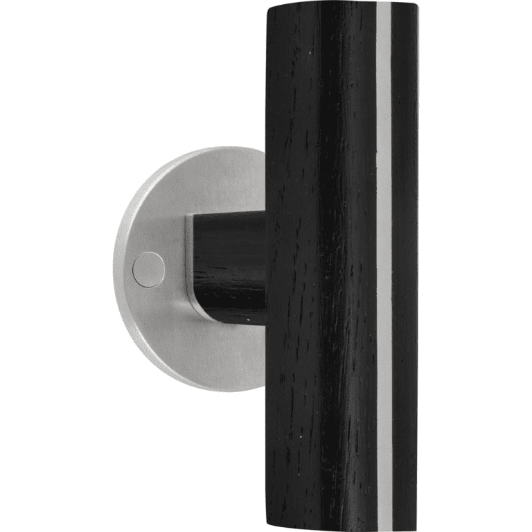 Formani | Deurkruk | Piet Boon | PBT22/50 | mat roestvast staal/ eikenhout zwart