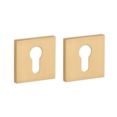 STILE | Cilinderrozetten | 53x53x7mm | Mat goud