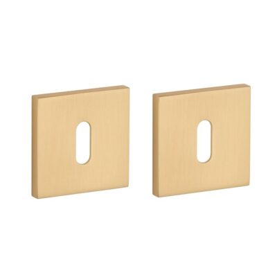 STILE | Sleutelrozetten | 53x53x7mm | Mat Goud