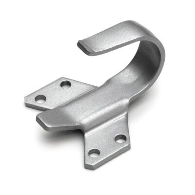 Dulimex | Korte haak | Deuropvanger bij terugliggende deuren | Zilver