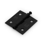 Dulimex Scharnier met losse pen | rechte hoeken 51x51 mm | Zwart