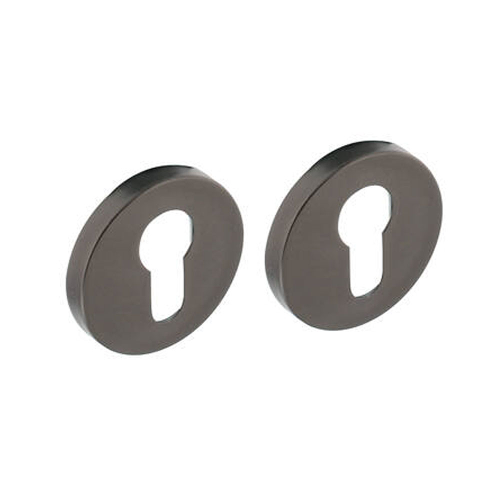 Intersteel | Cilinderrozetten | 53x8mm | Antraciet grijs