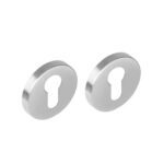 Intersteel | Rozet profielcilindergat | Rond 51x10 | RVS Geborsteld