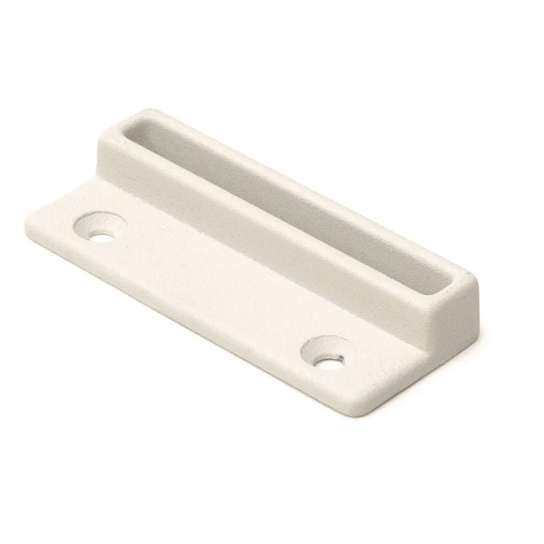 Raamboomplaatje 74x30 mm wit epoxy coating 0160.312.7202