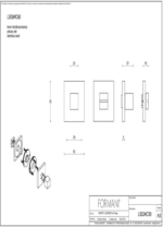 FORMANI | toiletgarnituur PVD mat roestvast staal | Formani | SQUARE | LSQWC50