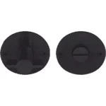 FORMANI | toiletgarnituur mat zwart | Mathieu Bruls | EDGY | EGWC50