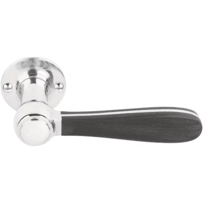 Formani | Deurkruk | Lazaro Rosa Violan | LZ100-G | gepolijst roestvast staal/ mat zwart