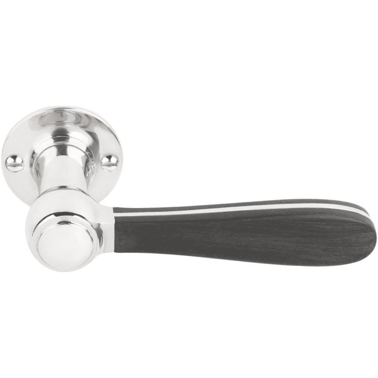 Formani | Deurkruk | Lazaro Rosa Violan | LZ100-G | gepolijst roestvast staal/ mat zwart