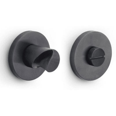 FORMANI | toiletgarnituur PVD mat zwart | Zaha Hadid | ELEEZ | ZHWC53