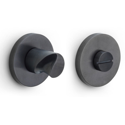 FORMANI | toiletgarnituur PVD mat zwart | Zaha Hadid | ELEEZ | ZHWC53