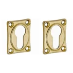 Artitec Cilinderrozet vierkant Mi Satori messing antiek