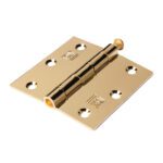 Dulimex Scharnier met losse pen | 76x76 mm | Vermessingd